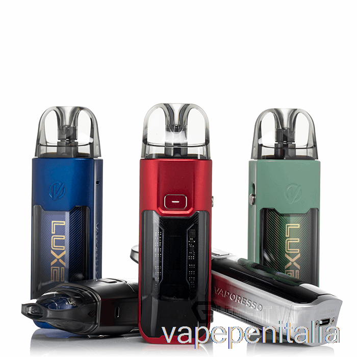 Penna Vape Vaporesso Luxe Xr ​​max 80w Kit Pod Rosso Fiamma